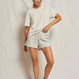 Layla French Terry Shorts - Heather Grey