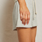 Layla French Terry Shorts - Heather Grey