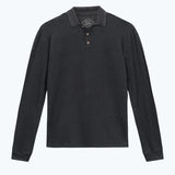 Long Sleeve Knit Polo - Night