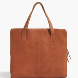 Leather Briefcase - Tobacco