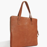 Leather Briefcase - Tobacco