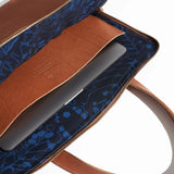 Leather Briefcase - Tobacco
