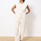 Eglentine Vest - Creme