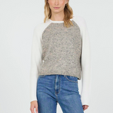 Dev Mock Neck Sweater - Pebble Combo