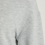 Anette Mock Neck Mini Dress - Heather Grey