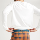 Pima L/S Pocket Tee - White