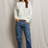 Janet Crewneck Sweater - White
