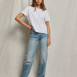 Harley Boxy Crew Tee - White