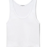 Blondi Rib Tank - White