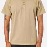 Mesa Henley Tee - Covert Green