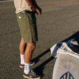 Trails Canvas Short - Clover