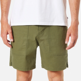 Trails Canvas Short - Clover
