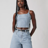 Jadine Denim Cami - Mischa Stripe