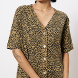 Aelita Dress - Leopard