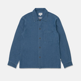Textured Wale Shirt - Washed Indigo