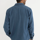 Textured Wale Shirt - Washed Indigo