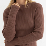 Essential Knit Top - Chocolate