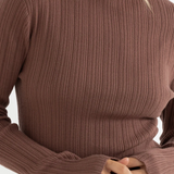 Essential Knit Top - Chocolate