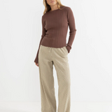 Essential Knit Top - Chocolate