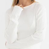 Essential Knit Top - Cream