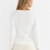 Essential Knit Top - Cream
