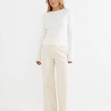 Essential Knit Top - Cream