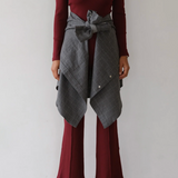 Rib Kick Flare - Oxblood