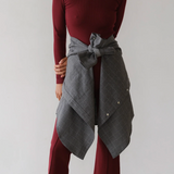Rib Kick Flare - Oxblood