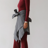 Rib Kick Flare - Oxblood