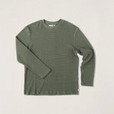 Classic Waffle Knit L/S - Forest Green