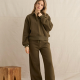 Everyday Fleece Pullover - Dark Olive