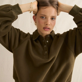 Everyday Fleece Pullover - Dark Olive