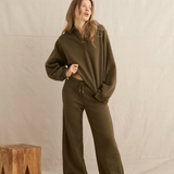 Everyday Fleece Pullover - Dark Olive