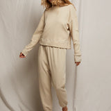 Tyler French Terry Pullover - Putty