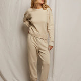 Tyler French Terry Pullover - Putty