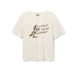 Hold Your Horses Tee - Off White