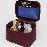 Large Cosmetic Bag - Mahogany