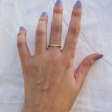 Tiny Signet Ring - Silver