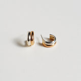 Mixed Metal Hoops