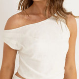 Primmie Off The Shoulder Top - Cream