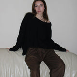 Chris Cotton Stitch Top - Black