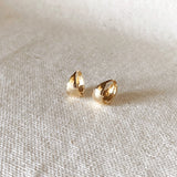 Polished Clicker Hoops - Gold