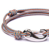 Tactical Cord Bracelet - Orange / Blue