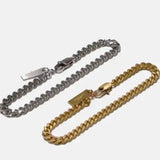 Thin Chain Bracelet - Brass