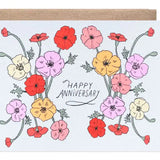Anniversary Poppies Card