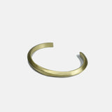 Diamond Flat Top Cuff - Brass