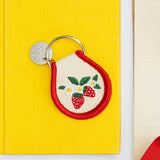 Patch Keychain - Strawberry Blossom