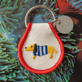 Patch Keychain - Sweater Dog