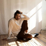 Classic Waffle Knit L/S - Vintage White
