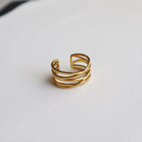 Crossover Ring - Gold